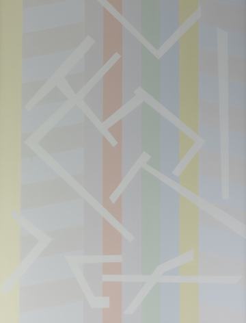 Felrath Hines   Hieroglyphic, 1985   Oil on canvas   40 x 52 inches